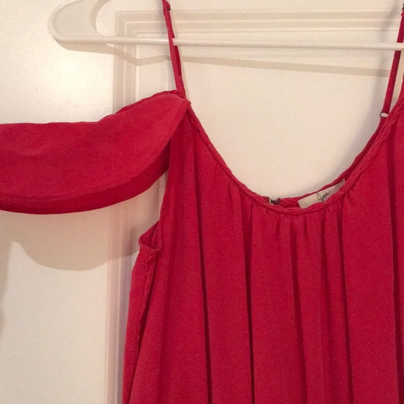 Joie Flutter Sleeve Cold Shoulder Dress - Picture 5 of 6